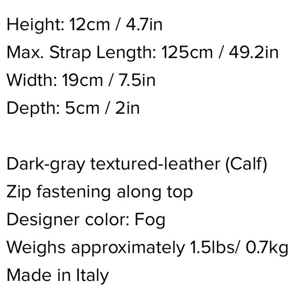 SOLD 🤍 LOU MINI QUILTED GRAIN DE POUDRE LEATHER - Picture 8 of 8